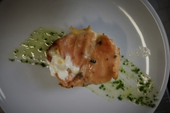 Entrèe di salmone e mozzarella di bufala